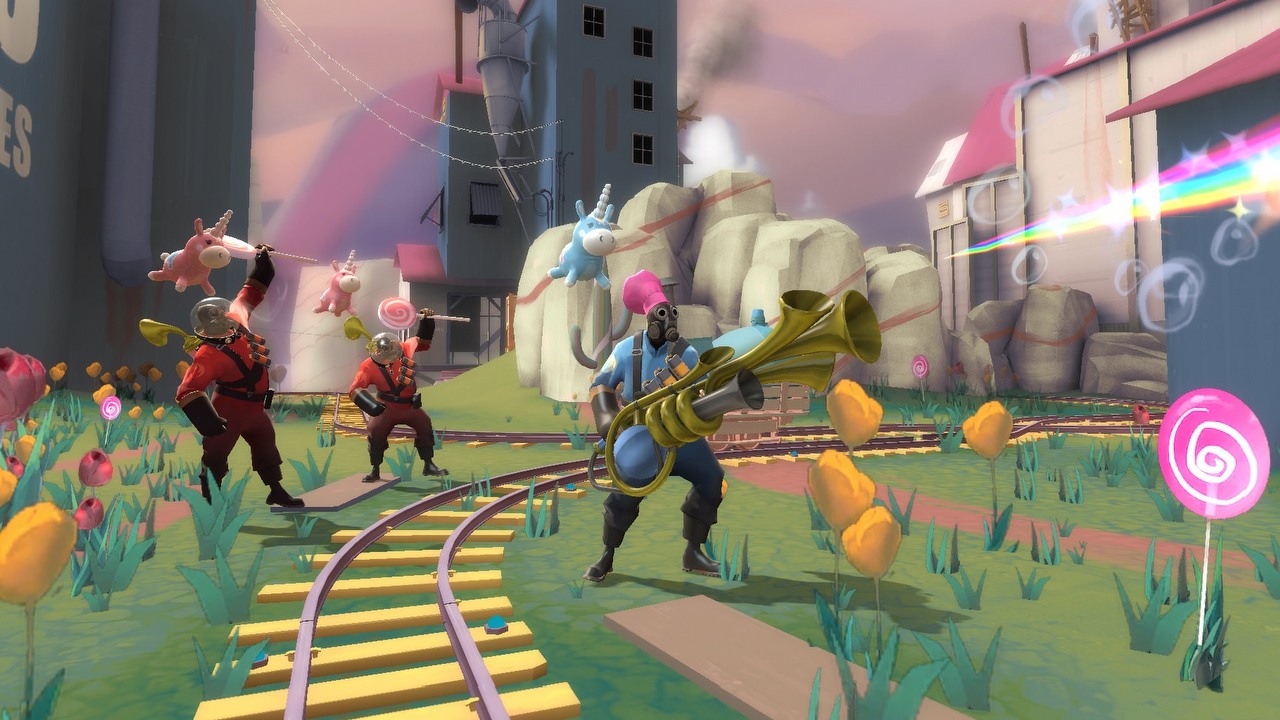 Steam ma pozwolić ukryć niewygodne gry przed znajomymi, źródło grafiki: Team Fortress 2 / Valve Corporation..