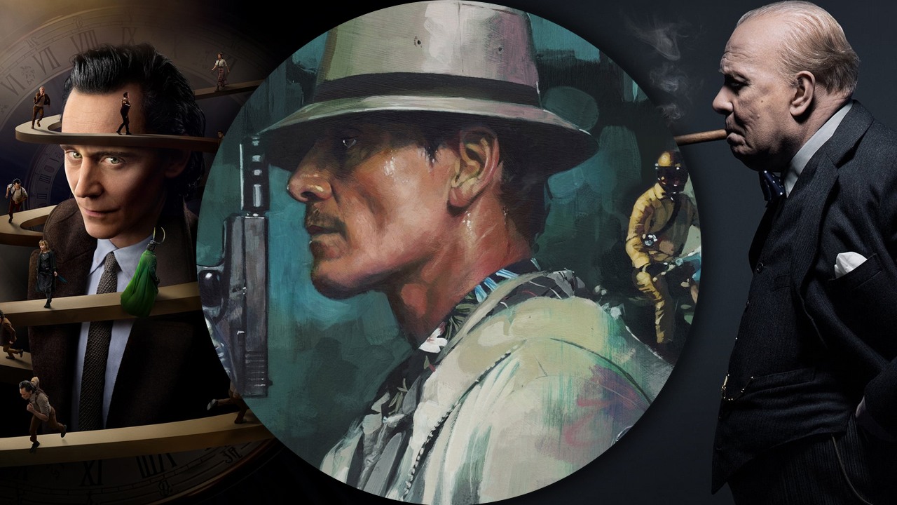 Co obejrzeć na Netflix, HBO Max i Disney Plus w weekend 10-12 listopada 2023 roku, źródło grafiki: Loki, Michael Waldron, Marvel Studios, 2021 / Zabójca, David Fincher, Netflix, 2023 / Czas mroku, Joe Wright, Universal Pictures, 2017.