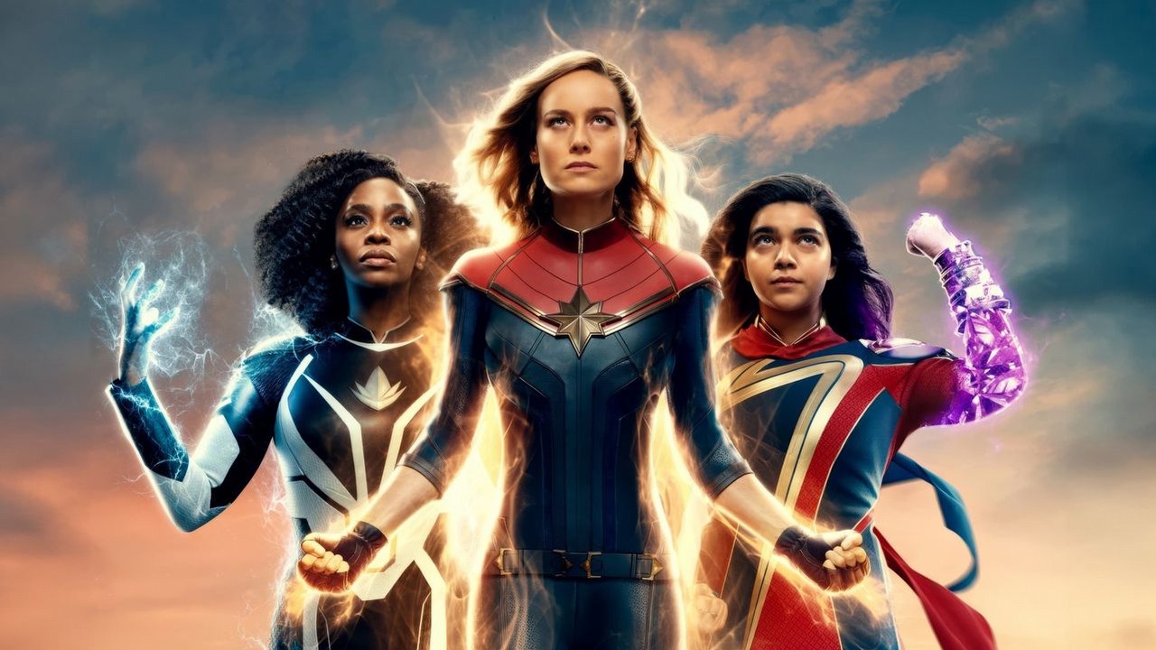 The Marvels ma pierwsze recenzje, Metacritic pokazuje, że krytycy są podzieleni. Marvel potrzebuje przerwy, źródło grafiki: The Marvels, Nia DaCosta, Marvel, 2023..