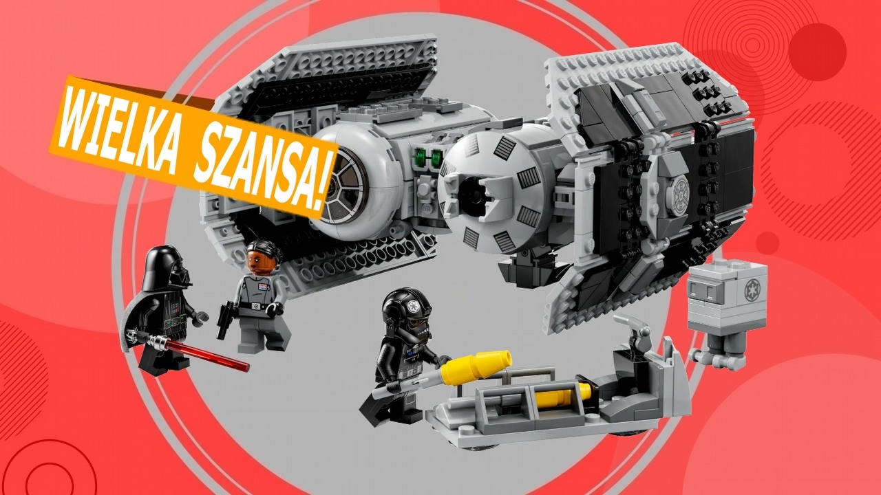 Cudowny zestaw LEGO na promocji! Star Wars Bombowiec TIE w tej cenie to skarb, źródło grafiki: LEGO.