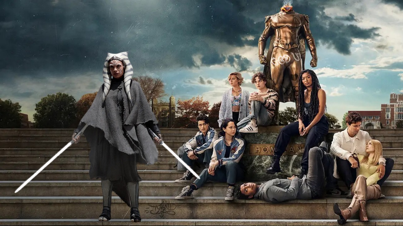 Ani Ahsoka, ani Gen V. Najbardziej pożądanym serialem w trzecim kwartale 2023 roku była produkcja Netflixa, źródło grafiki: Ahsoka; Dave Filoni; Disney+; 2023 / Gen V; Craig Rosenberg, Evan Goldberg i Eric Kripke; Amazon Prime Video; 2023.