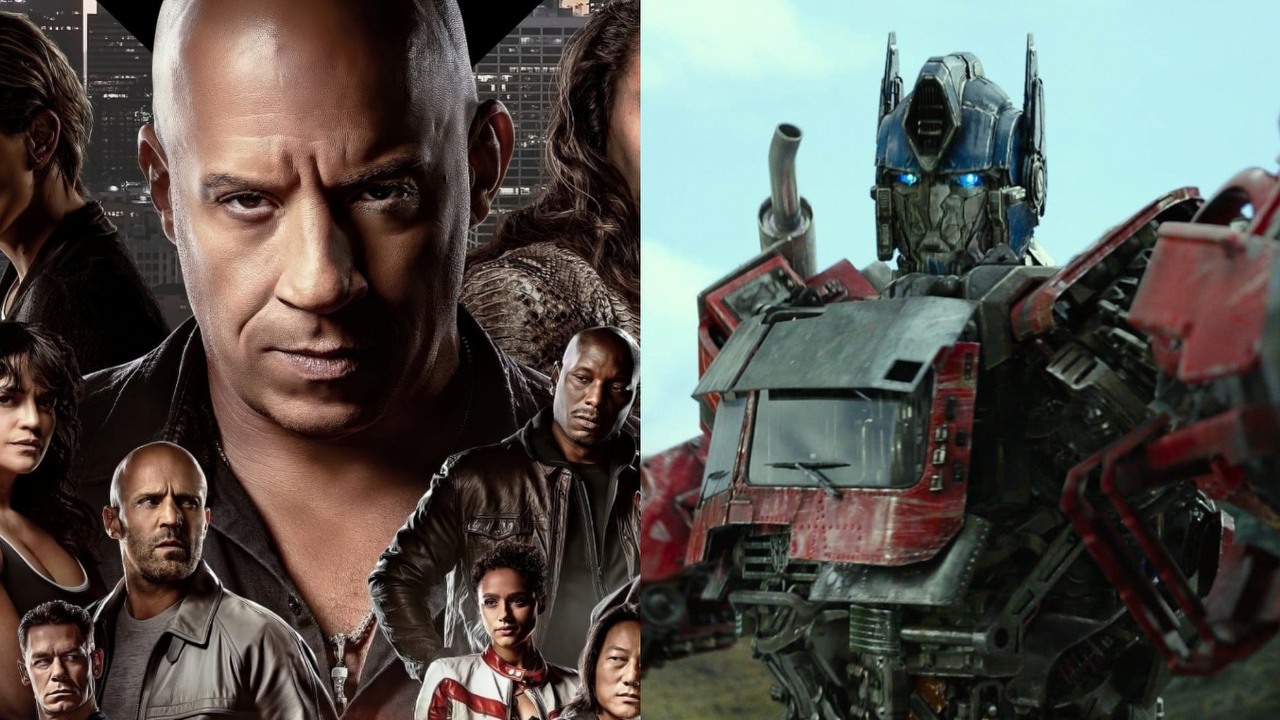 Szybcy i wściekli 10 oraz nowi Transformersi zmierzają do streamingu. Oto, gdzie obejrzymy tegoroczne blockbustery, źródło grafiki: Transformers: Przebudzenie bestii, Steven Caple Jr., Paramount Pictures, 2023 / Fast X, Louis Leterrier, Universal Pictures, 2023..