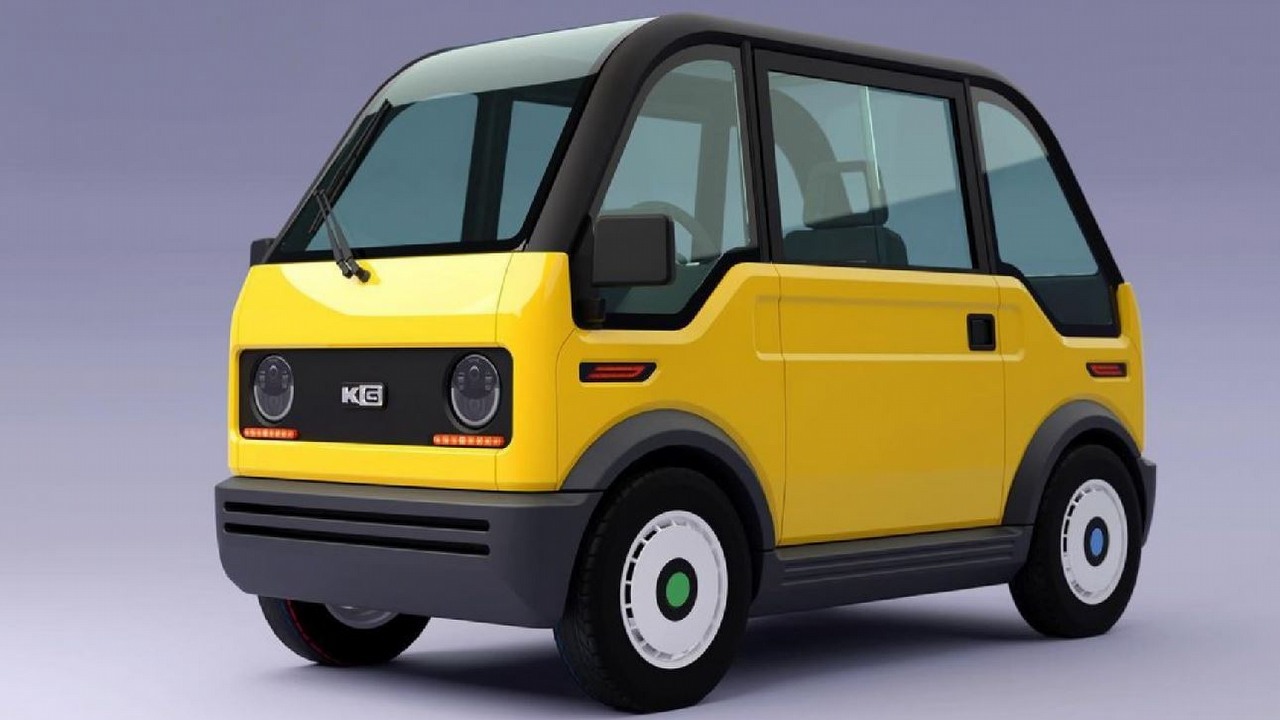 Ten jednoosobowy samochód to idealny pojazd do jazdy po terenach zabudowanych?, źródło grafiki: KG Motors.