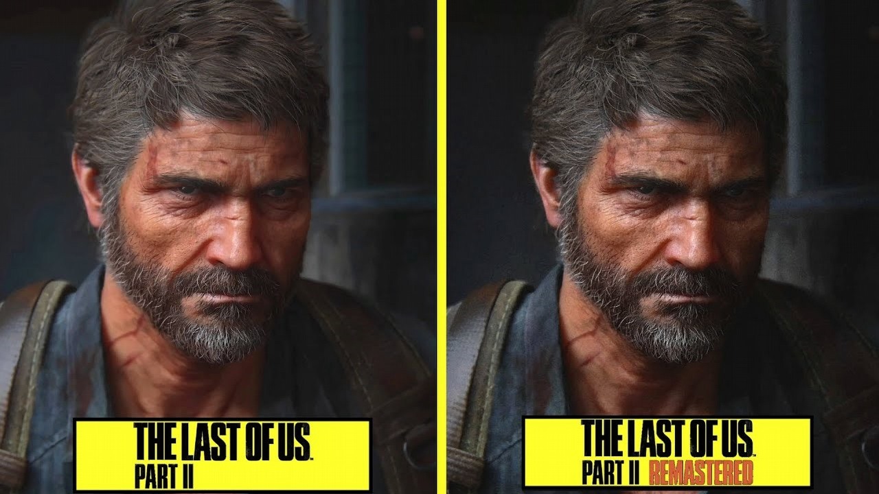 The Last of Us Part 2 Remastered na wczesnych porównaniach graficznych, źródło grafiki: Sony / YouTube - Cycu1.