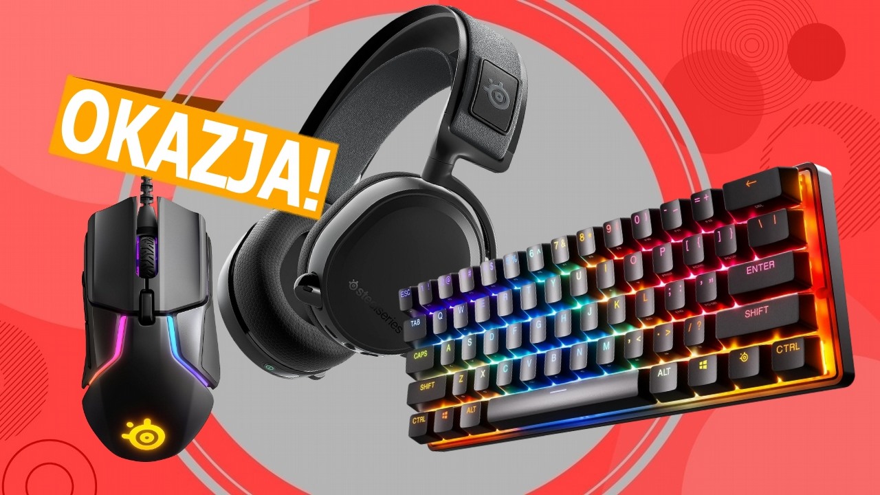 SteelSeries rozpieszcza na Black Friday. Skorzystaj z promocji na myszki, klawiatury i nie tylko, źródło grafiki: SteelSeries; materiały promocyjne.