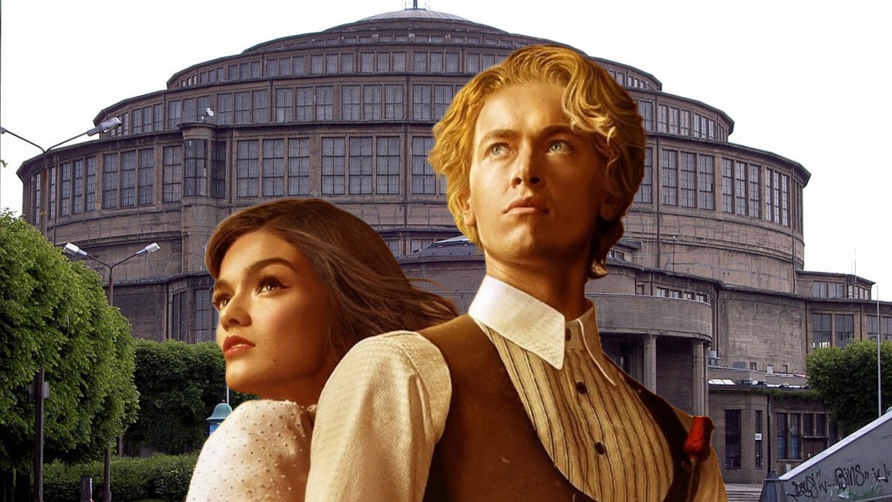 Aktor z Igrzysk śmierci o „namacalnym uczuciu terroru” w polskiej lokacji do filmu, źródło grafiki: commons.wikimedia.org, fot. Antinoos, Hala Stulecia; Igrzyska śmierci: Ballada ptaków i węży, reż. Francis Lawrence, Lionsgate, 2023..