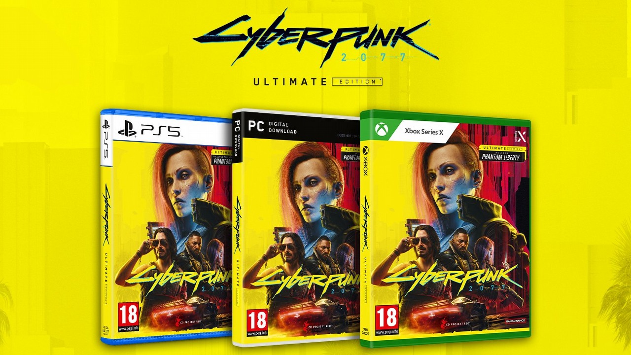 Cyberpunk 2077: Ultimate Edition już oficjalnie, premiera na początku grudnia w wersji cyfrowej i pudełkowej, źródło grafiki: CD Projekt RED..