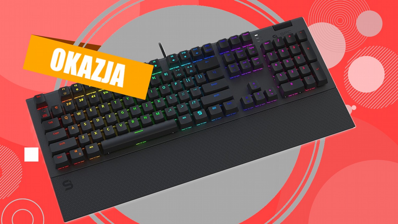 Klawiatury dla graczy w bajecznych cenach. Oferty Black Friday w Media Expert, źródło grafiki: SPC GEAR.
