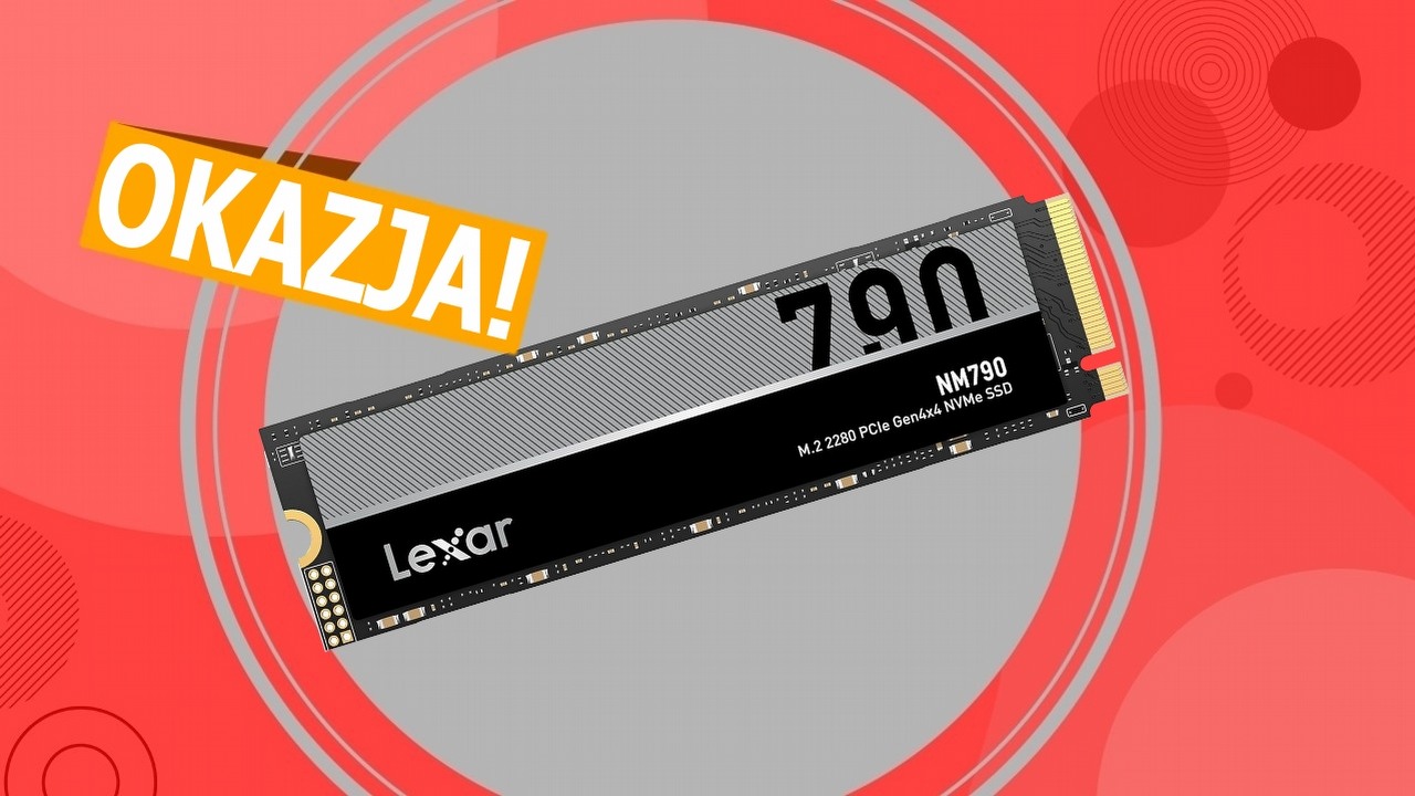 Nie tylko do PC - ten dysk to świetny wybór. Szczególnie w promocji Black Friday 2023!, źródło grafiki: Lexar.