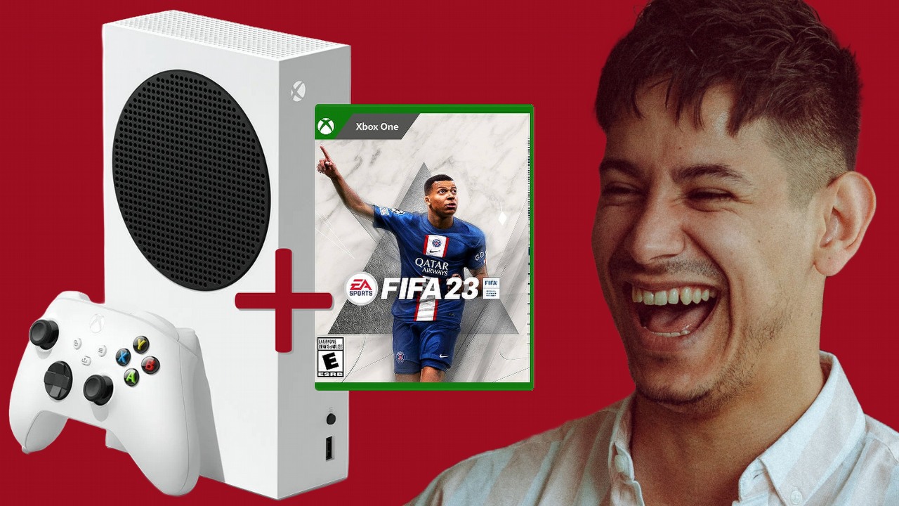 Holenderski Media Markt sprzedaje Xbox Series S z płytą FIFA 23 w zestawie. Jest jeden problem, źródło grafiki: Collins Lesulie | Unsplash; Xbox Series S, microsoft.com; FIFA 23, amazon.com.