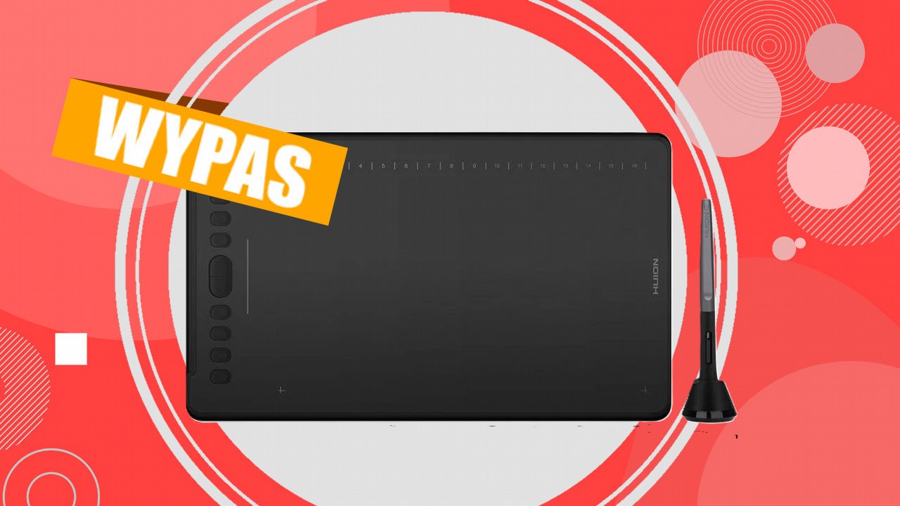 Tablet graficzny idealny na start! Teraz w zawrotnej promocji, źródło grafiki: HUION.