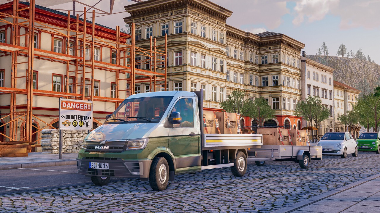 Zadebiutował Truck & Logistics Simulator; to gra podobna do ETS2, ale nie tylko z tirami, źródło grafiki: Aerosoft GmbH.