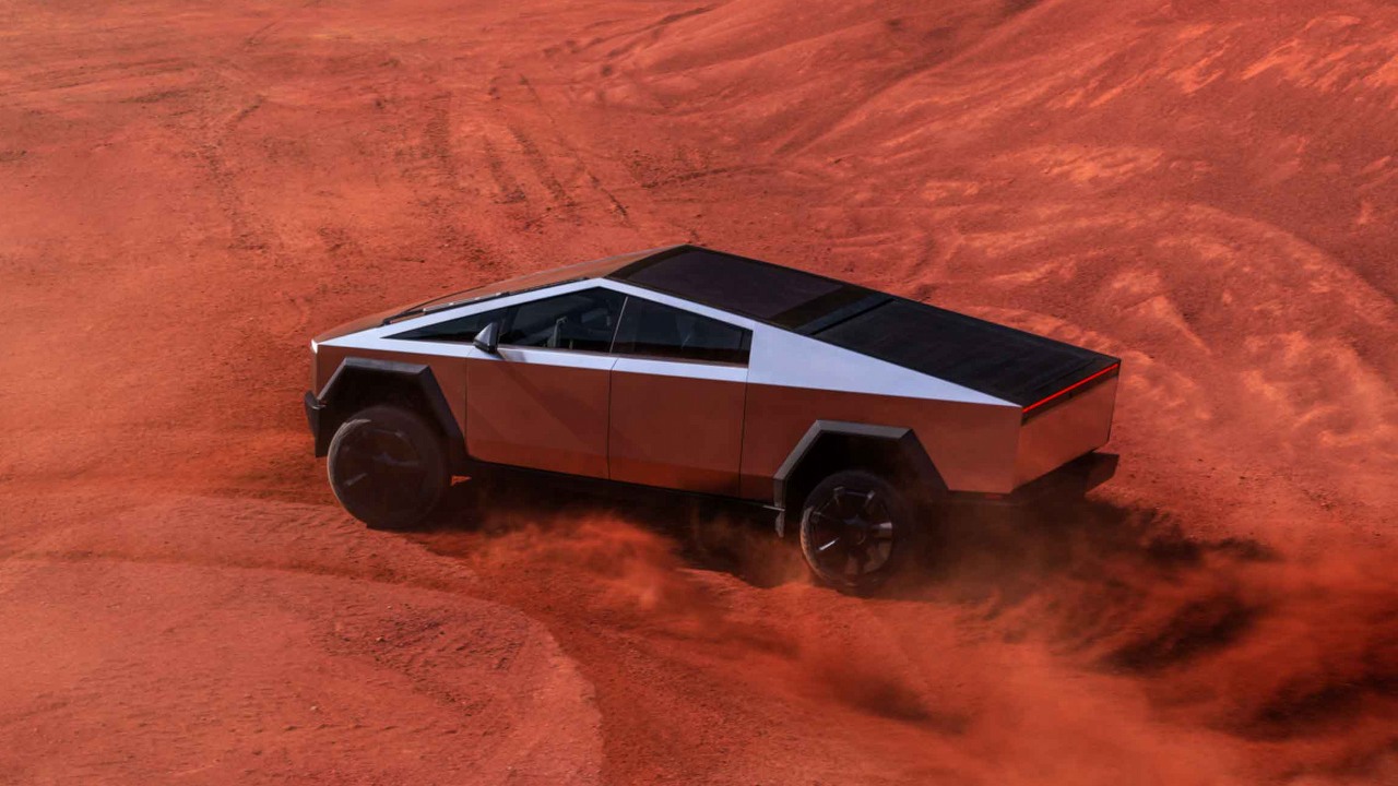 Tesla chwali się kuloodpornością Cybertrucka, źródło grafiki: Tesla.