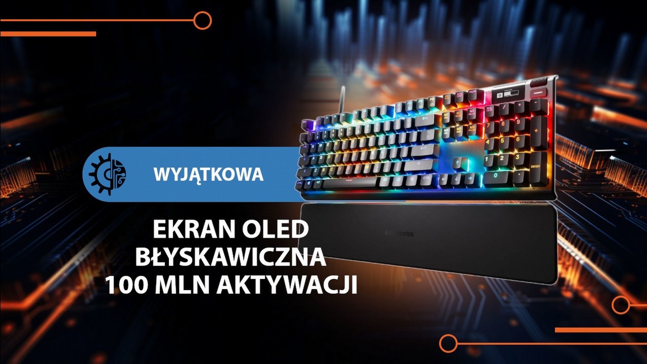 Przepiękna klawiatura z możliwością precyzyjnego dostosowania punktu aktywacji.