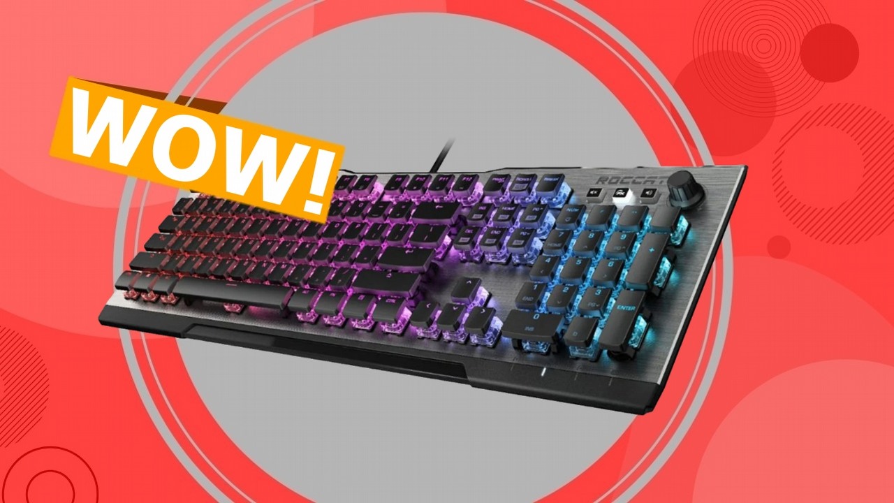 Promocje na idealny prezent świąteczny dla gracza. Klawiatury w niskich cenach, źródło grafiki: Roccat; materiały promocyjne.