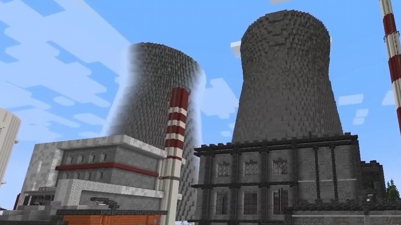 Rząd promuje Polski Atom wśród młodszych graczy, posłużył do tego Minecraft, źródło grafiki: Dealereq / Żelazny / Mojang..