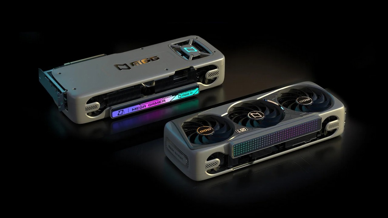 Ta karty graficzne mają aż pięć wentylatorów, oto RTX 4070 i RTX 4080 z Chin, źródło grafiki: Maxsun.