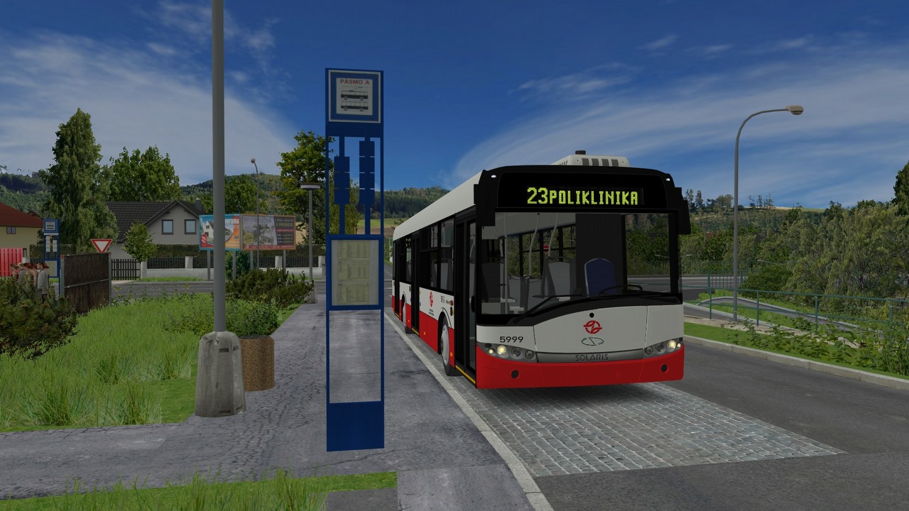 W tym darmowym symulatorze poczujecie się, jakbyście pracowali w czeskiej komunikacji miejskiej, źródło grafiki: Tomáš Faina..