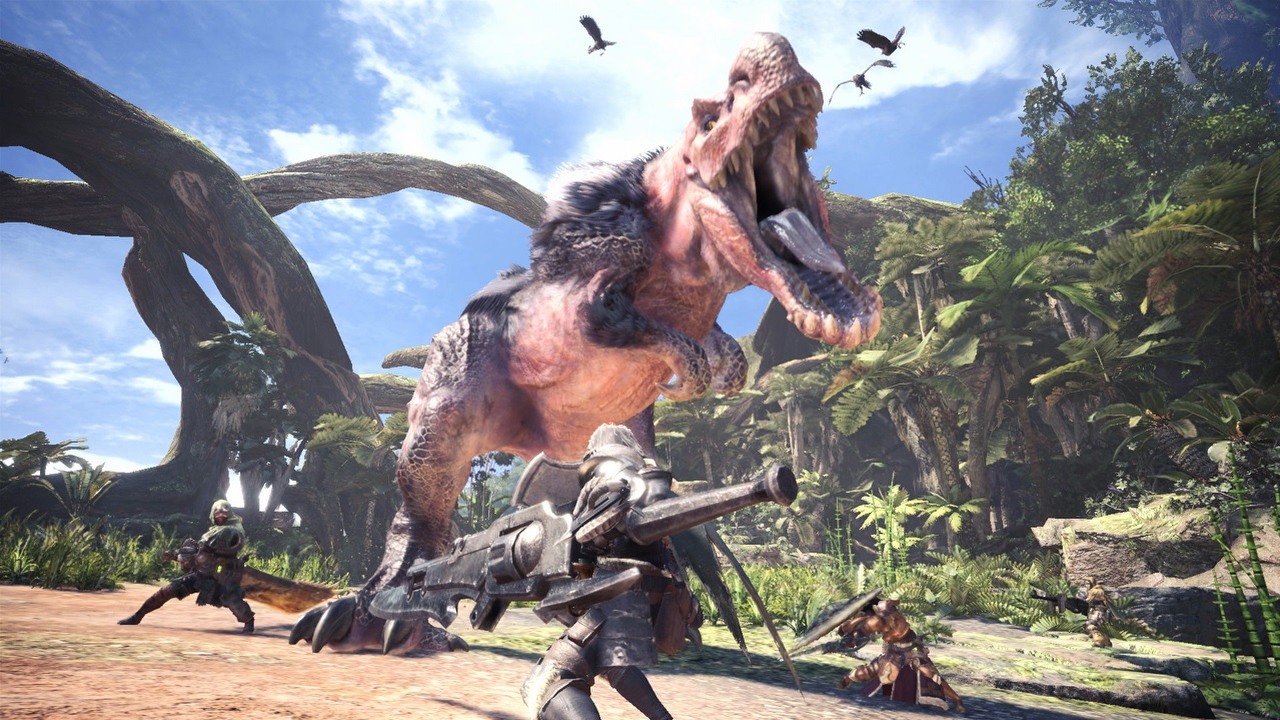 Ta gra rozsławiła kultową serię RPG akcji na Zachodzie. Monster Hunter World rekordowo tanio na Steam, źródło grafiki: Capcom..