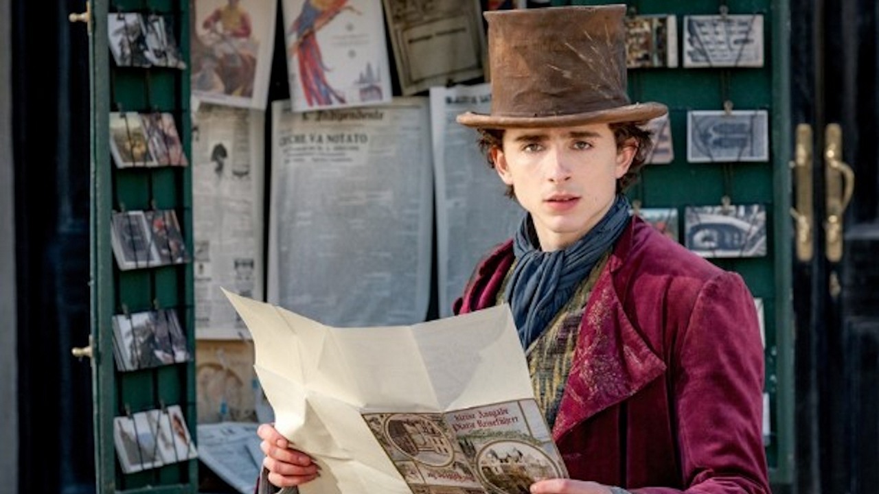 Oto, ile trwa Wonka i czy film z Timothée Chalametem jest odpowiedni dla dzieci, źródło grafiki: Wonka, Paul King, Warner Bros., 2023.