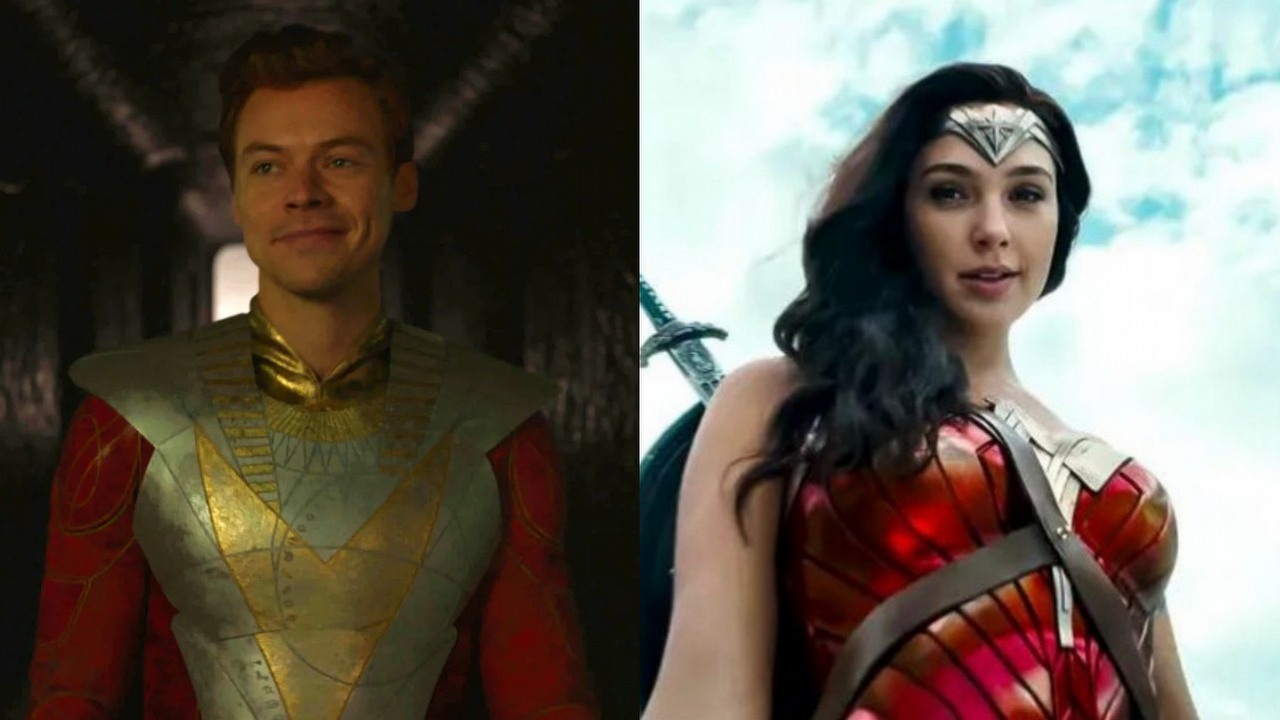 James Gunn wskazał „jeden z najgorszych elementów” ostatnich filmów superbohaterskich, źródło grafiki: Eternals; reż. Chloé Zhao; Walt Disney Studios Motion Pictures; 2021 / Flash; reż. Andy Muschietti; Warner Bros. Pictures; 2023.