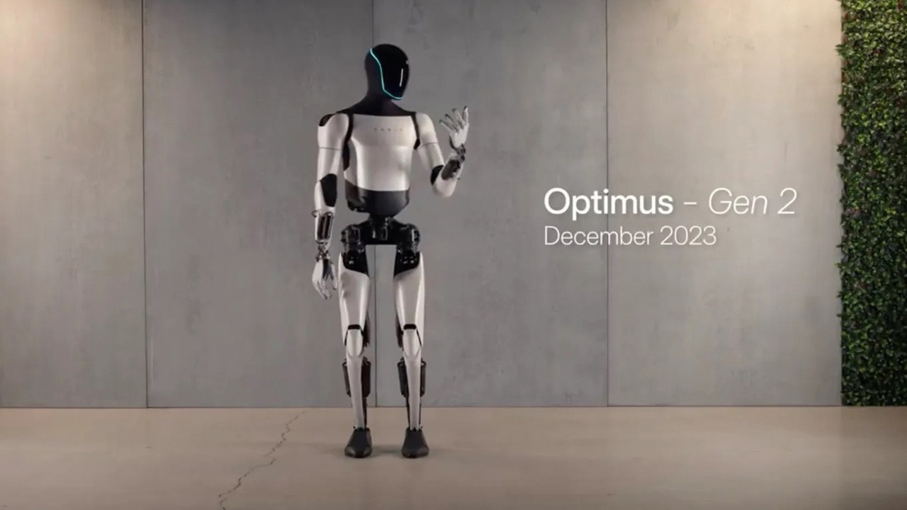 Tesla prezentuje nowego robota Optimus Gen 2; maszyna zaskakuje możliwościami i precyzją ruchów, źródło grafiki: X/Tesla Optimus.