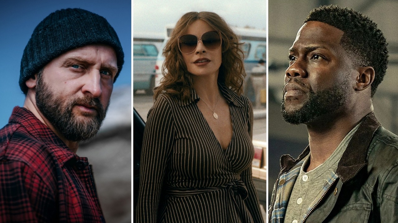Netflix na styczeń 2024 - lista seriali i filmów, źródło grafiki: Forst, Daniel Jaroszek, Netflix, 2024 / Griselda, Ingrid Escajeda, Netflix 2024 / Skok w przestworzach, F. Gary Gray, Netflix, 2024.
