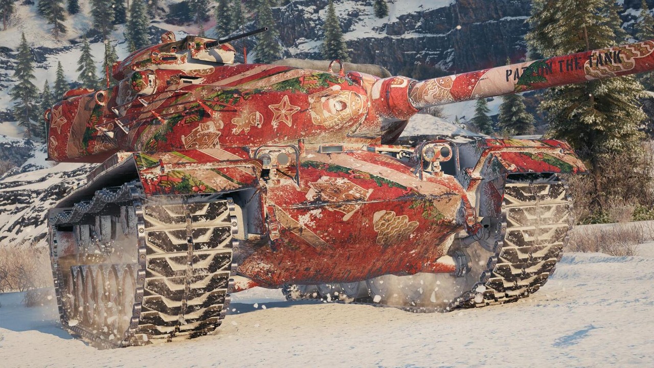 Twórcy World of Tanks rozdają darmowe czołgi na święta, w tym po raz pierwszy maszynę IX poziomu, źródło grafiki: Wargaming..
