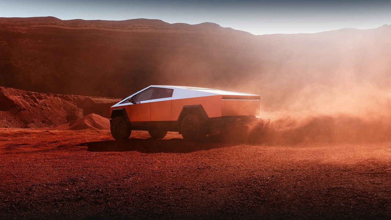 Tesla Cybetruck będzie mogła pływać; Elon Musk zapowiada nową modyfikację potężnego elektryka, źródło grafiki: Tesla.