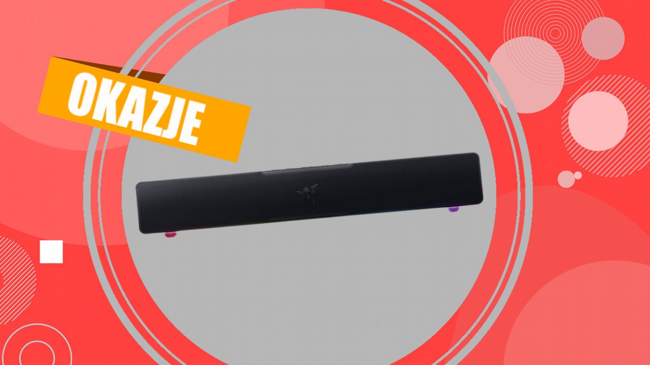 Soundbar od Razer w świetnej cenie. Najlepsze promocje na święta, źródło grafiki: Razer.