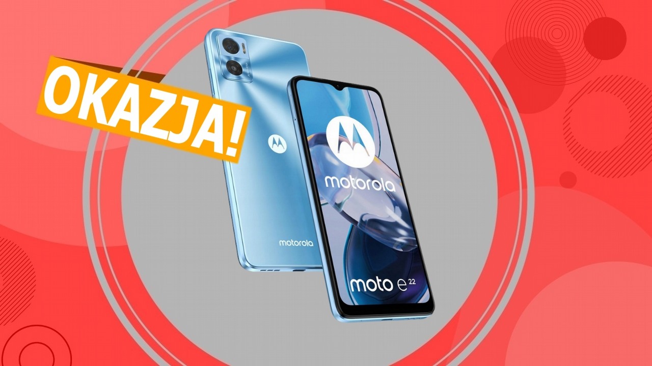 Tak tanio jeszcze nie było. Smartfon Motorola w gorącej promocji, źródło grafiki: Motorola; materiały promocyjne.
