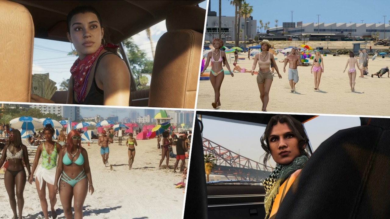 Zwiastun GTA 6 odtworzony w GTA 5 pokazuje, jakim skokiem jakościowym będzie nowy hit Rockstara, źródło grafiki: Rockstar Games / YouTube, RavenwestR1, 2023.