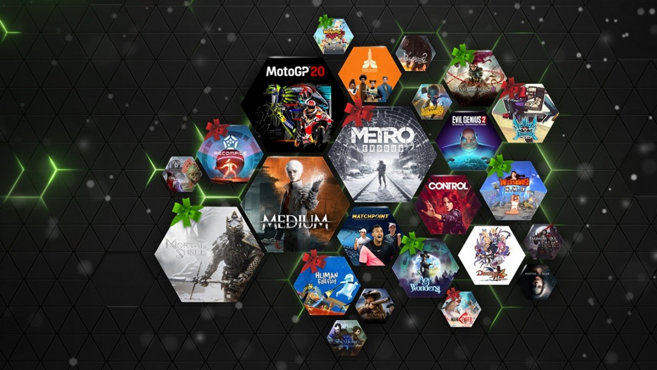 GeForce NOW z niespodzianką na koniec roku. Usługa zaoferuje wsparcie dla 46 gier, źródło grafiki: Nvidia..