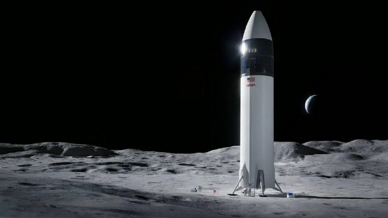 NASA testuje windę dla misji Artemis III; astronauci skorzystają z niej, gdy dotrą na Księżyc, źródło grafiki: SpaceX.