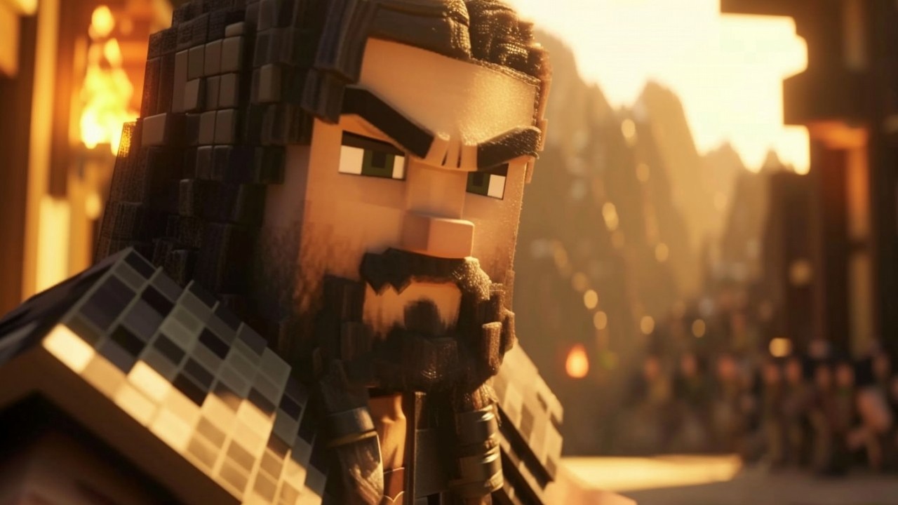 Jack Black dołącza do Jasona Momoa w filmowej adaptacji Minecrafta, źródło grafiki: Midjourney; 2024.