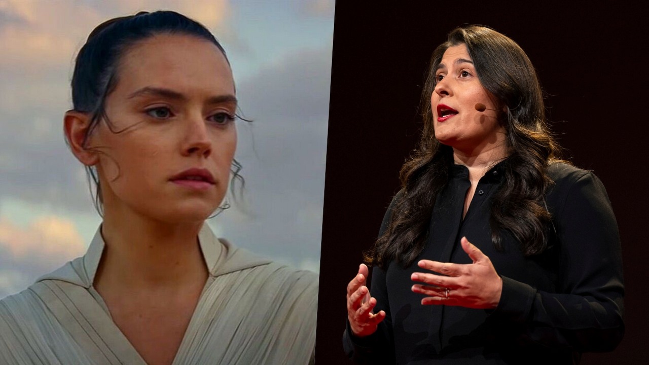„Najwyższy czas”. Reżyserka filmu o Rey uważa, że kobieta za sterami to wielki przełom w historii Star Wars, źródło grafiki: Gwiezdne wojny: Skywalker. Odrodzenie, J.J. Abrams, Lucasfilm, 2019 / Flickr, TED Conference, 2019.