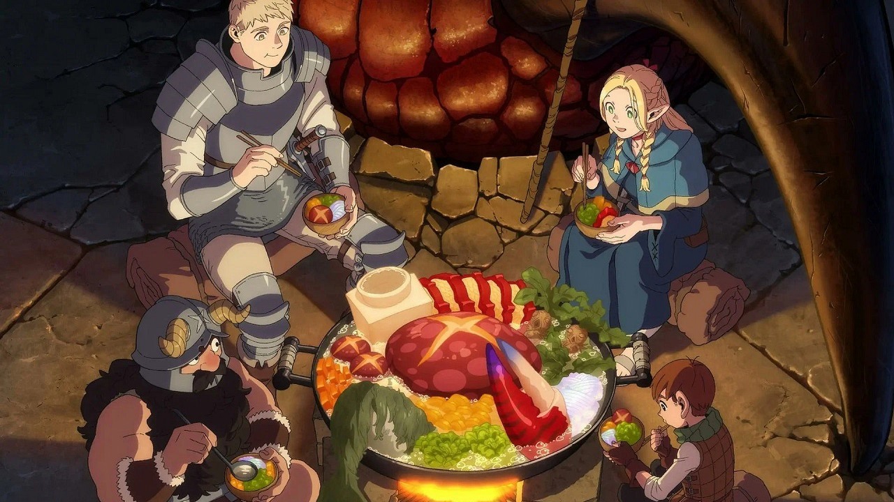 Gdzie obejrzeć anime Delicious in Dungeon? Sprawdzamy, źródło grafiki: Delicious in Dungeon, Yoshihiro Miyajima, Trigger, 2024.