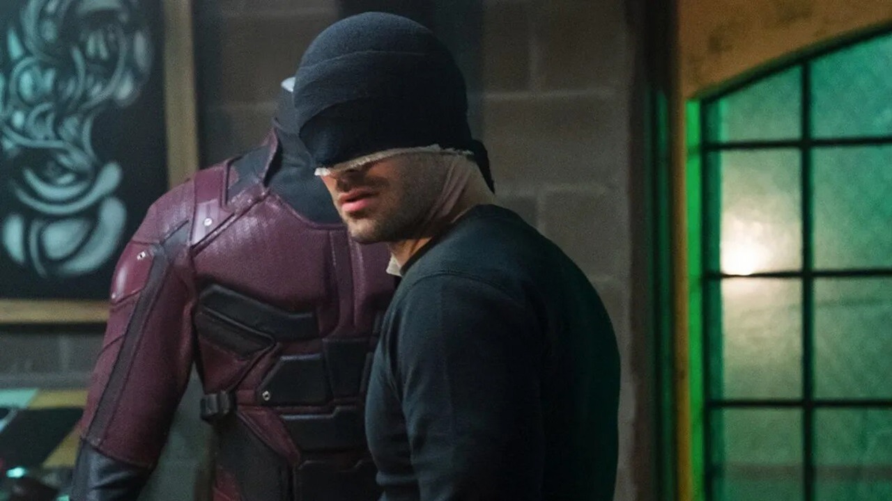 Czy Daredevil Netflixa jest kanoniczny? Na odpowiedź fani musieli czekać prawie 10 lat, źródło grafiki: Daredevil; Drew Goddard; Netflix; 2015.