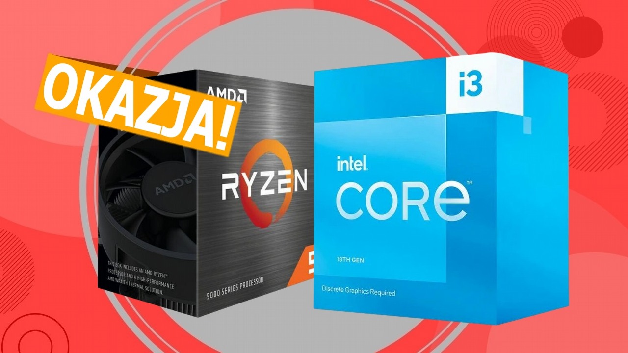 Procesory AMD i Intel w promocyjnych cenach w noworocznych okazjach, źródło grafiki: AMD/Intel; materiały promocyjne.