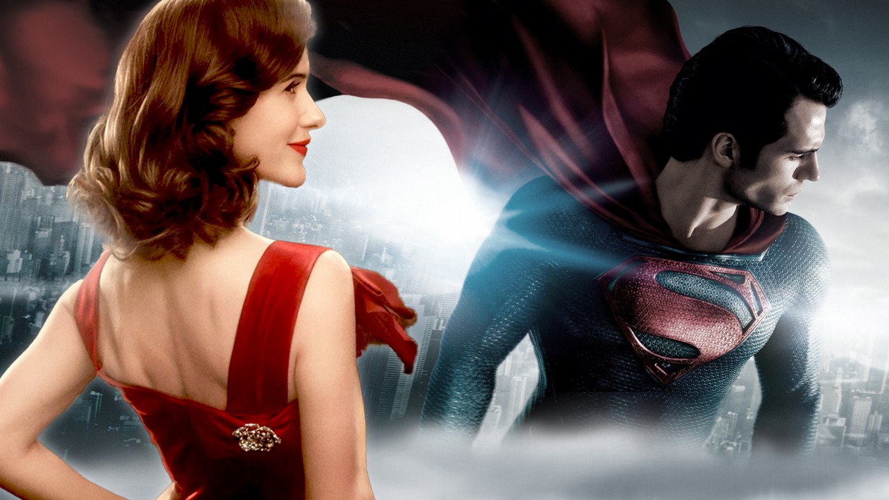 Odtwórczyni Lois Lane z Superman: Legacy zapowiada, że film DC będzie wyjątkowy, źródło grafiki: The Marvelous Mrs. Maisel, Amy Sherman-Palladino, Amazon Prime Video, 2017 / Człowiek ze stali, Zack Snyder, Warner Bros. Pictures, 2013.