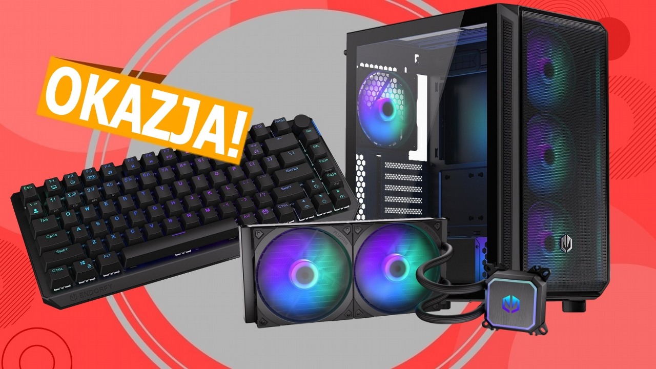 Podzespoły komputerowe w gorących cenach. Promocja na Endorfy w Morele.net, źródło grafiki: Endorfy; materiały promocyjne.