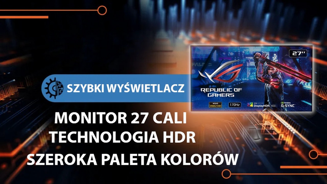 Monitor precyzyjnie odwzorowujący detale - ciekawa propozycja dla graczy.