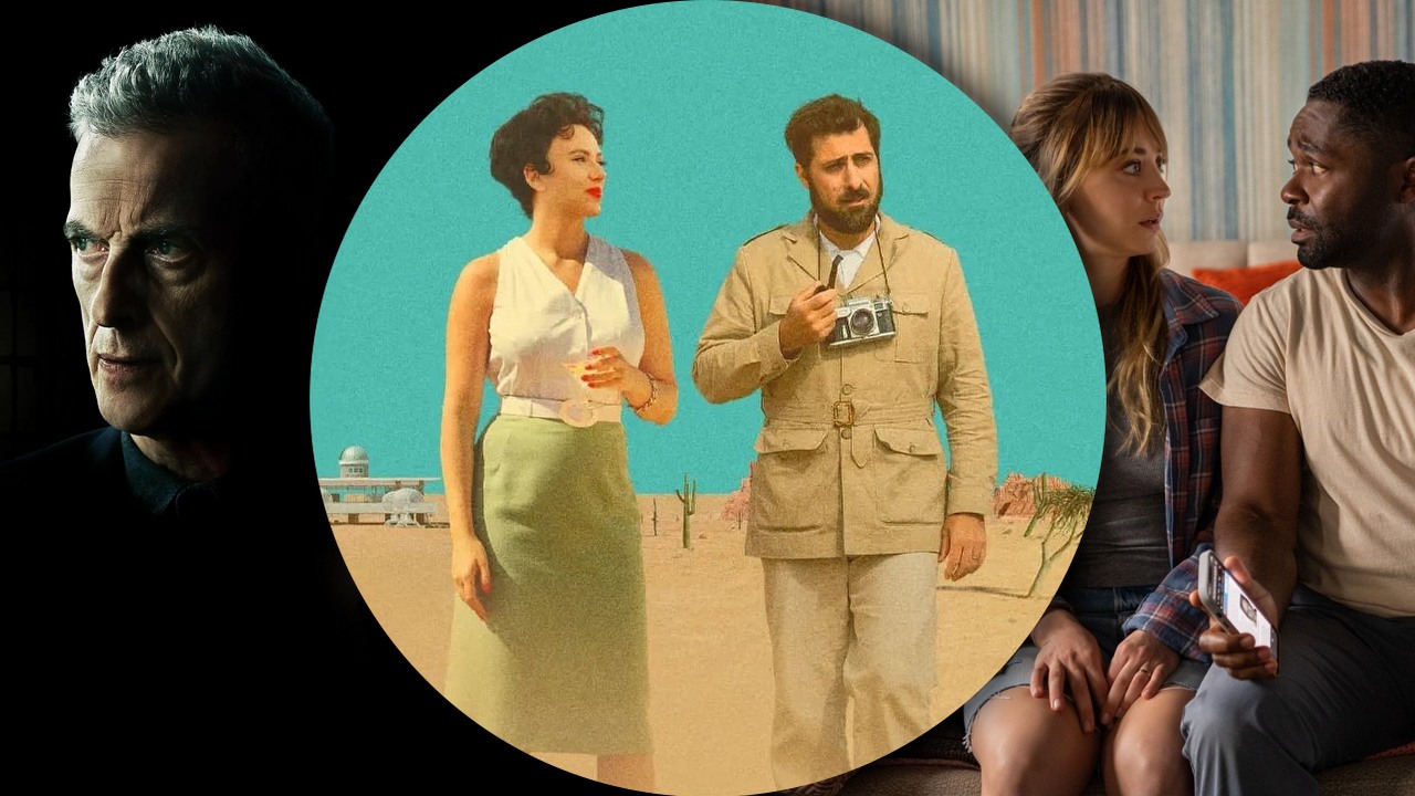 Co obejrzeć na Prime Video, Apple TV Plus i SkyShowtime w weekend 12-14 stycznia 2024 roku, źródło grafiki: Kartoteka policyjna, Paul Rutman, Apple TV+, 2024 / Asteroid City, Wes Anderson, Universal Pictures, 2023 / Role Play, Thomas Vincent, Amazon MGM Studios, 2024.