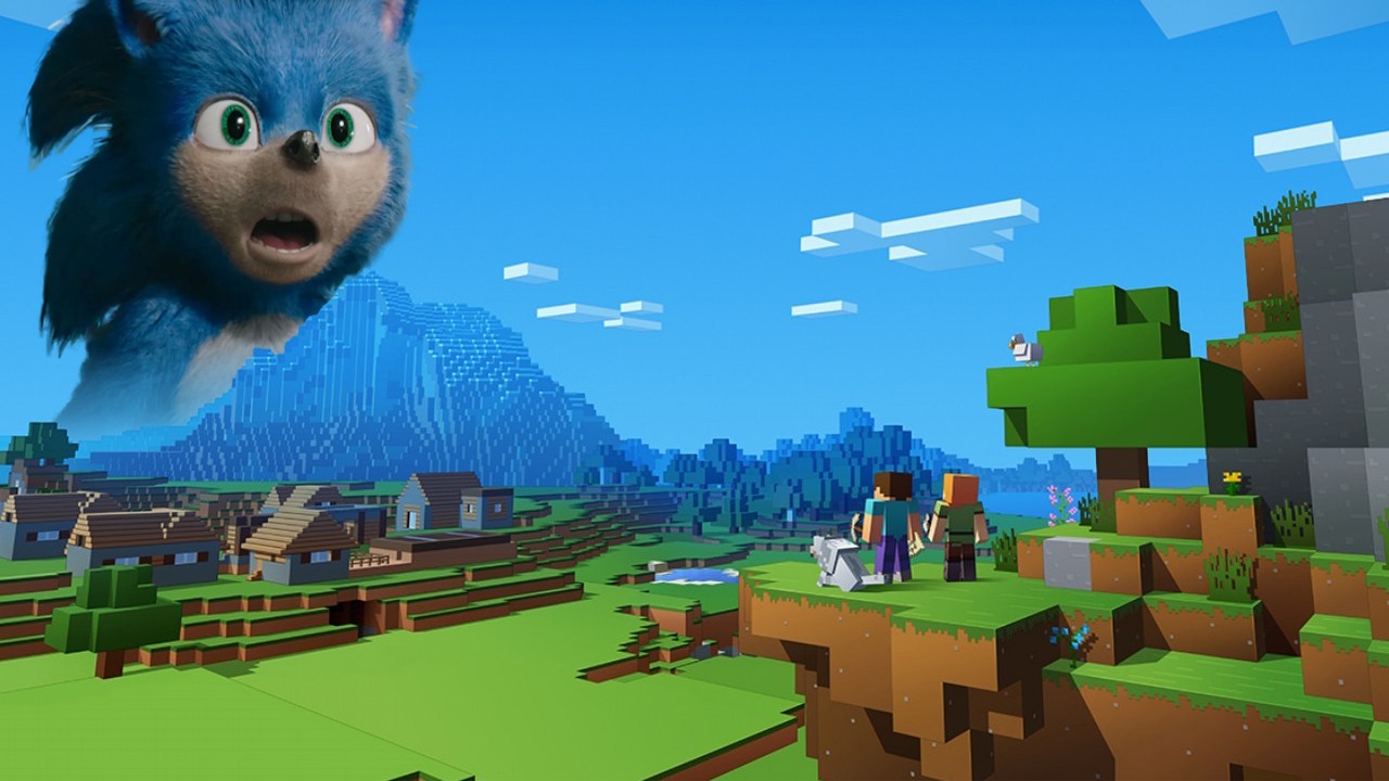 Reżyser filmu Minecraft z Jasonem Momoa boi się gniewu 10-latków. „Chcę uniknąć paskudnej sytuacji”, źródło grafiki: Sonic. Szybki jak błyskawica; reż. Jeff Fowler; Paramount Pictures; 2020 / Minecraft; Mojang Studios; 2011.