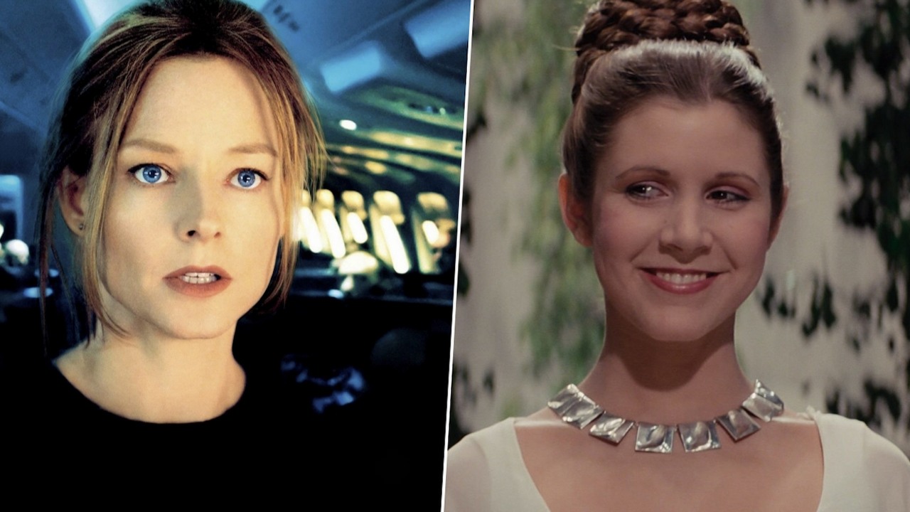 Gwiazda True Detective, Jodie Foster, odrzuciła rolę w Star Wars, choć mogła zagrać księżniczkę Leię, źródło grafiki: Plan lotu, Robert Schwentke, Imagine Entertainment, 2005 / Gwiezdne wojny: Nowa nadzieja, George Lucas, Lucasfilm, 1977.
