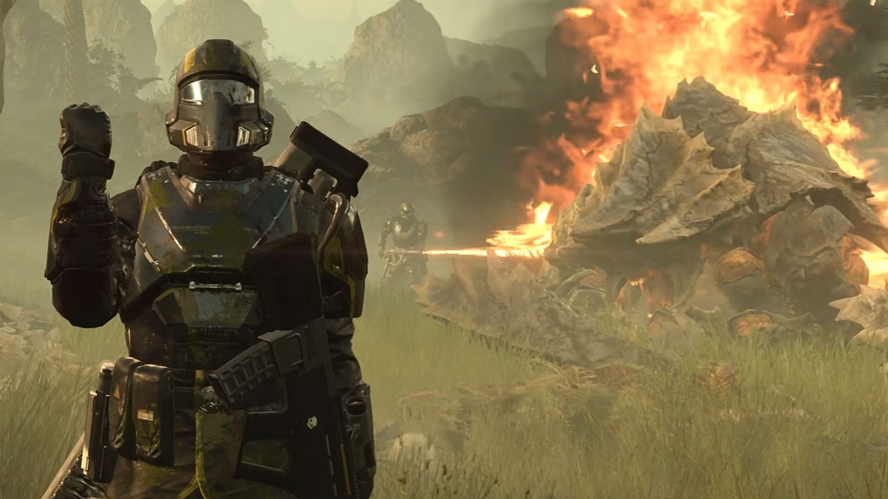 Helldivers 2 w złocie. Strzelanka Sony ma nas zachwycić efektami eksplozji, źródło grafiki: Sony Interactive Entertainment..