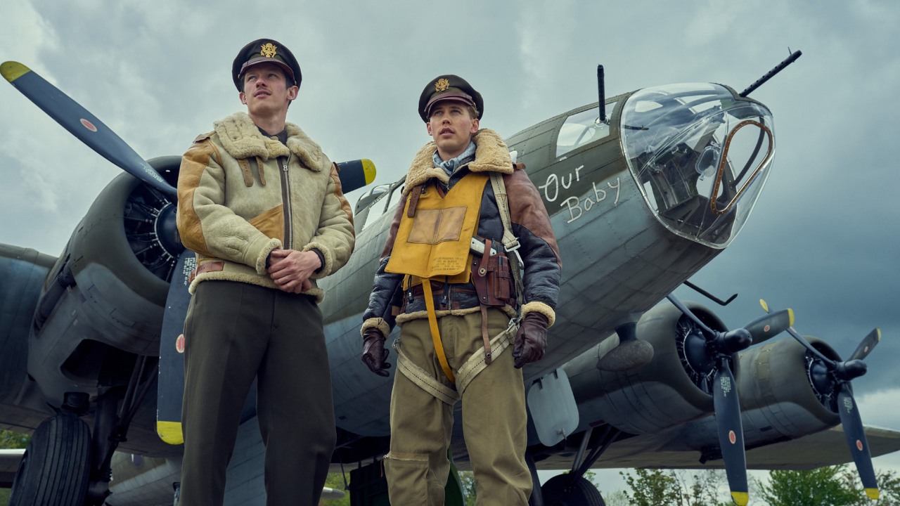 Są pierwsze recenzje Masters of the Air na Rotten Tomatoes i Metacritic. Czy serial Apple TV Plus to godny następca Kompanii braci?, źródło grafiki: Władcy Przestworzy, Steven Spielberg, Apple TV+, 2024.