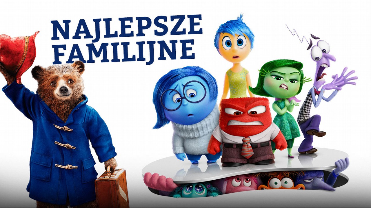 Najlepsze filmy familijne 2024 roku, źródło grafiki: Paddington w Peru; reż. Dougal Wilson; StudioCanal; 2024 / W głowie się nie mieści 2; reż. Walt Disney Studios Motion Pictures; 2024.