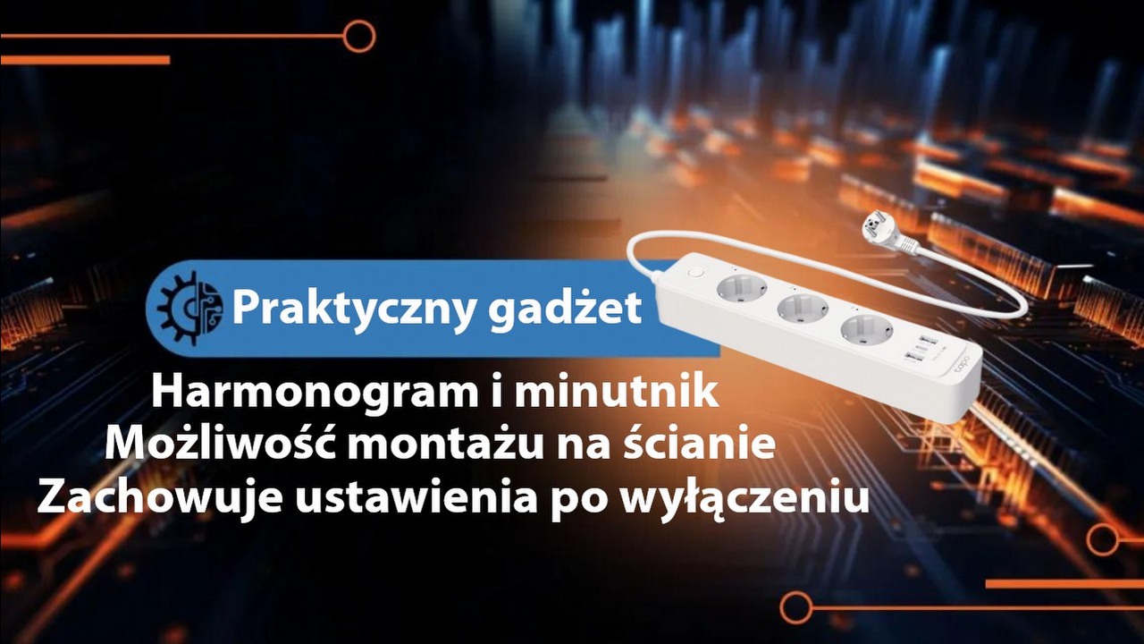 Listwa zasilająca idealna dla każdego fana smart home.