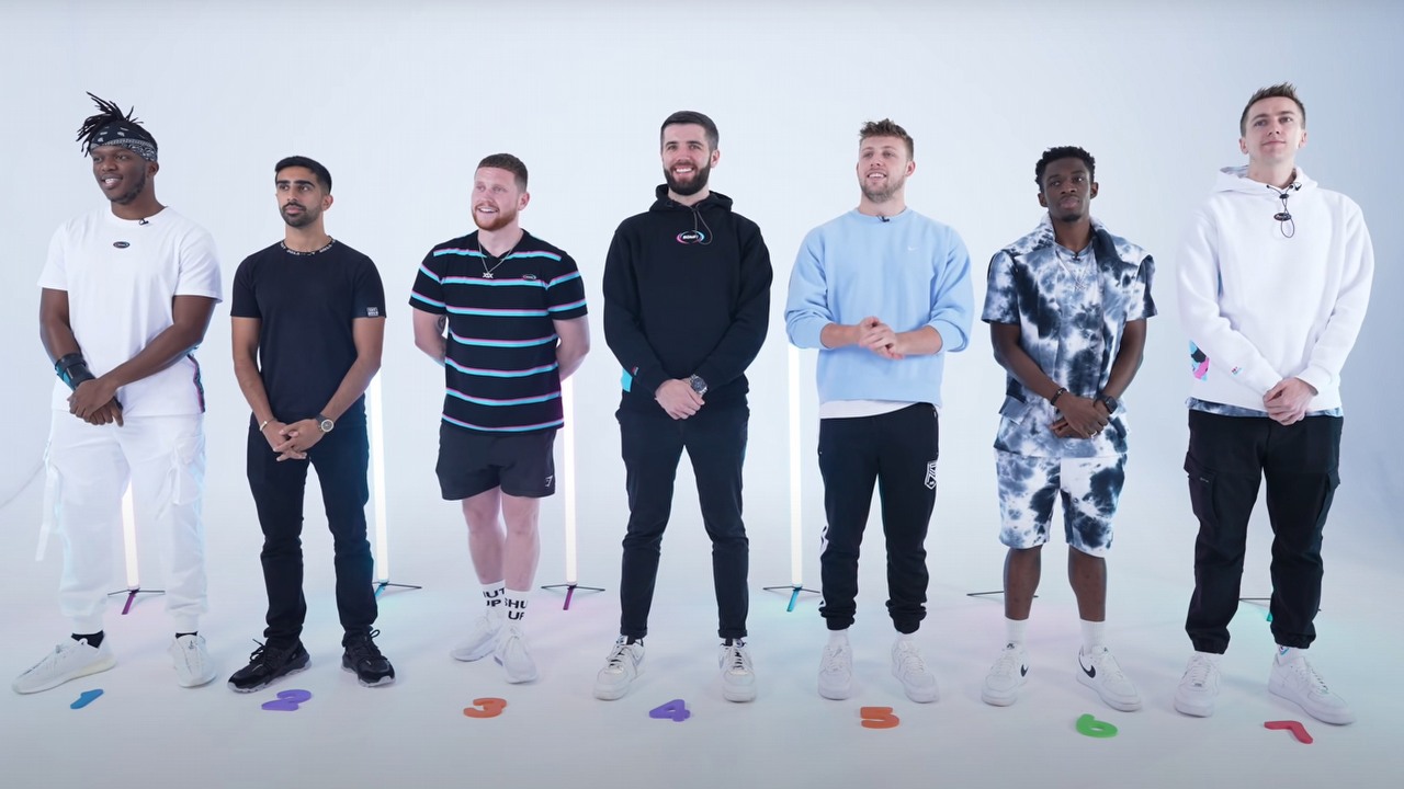 Sidemen ogłosili współpracę z Netflixem. Czym jest The Sidemen Story?, źródło grafiki: Sidemen, YouTube: Women rate the most attractive Sidemen, 2022.